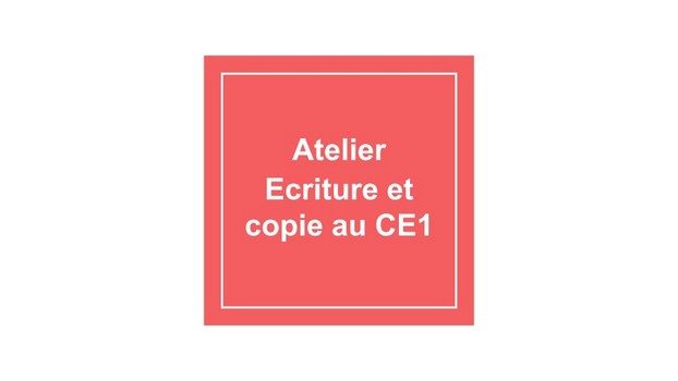 Forum CE1 04/12/2019 – Atelier Ecrire
